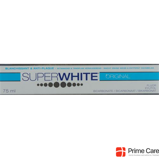 Super White Original Zahnpasta Tube 75ml buy online