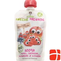 Freche Freunde Quetschmus Apfel, Erdbeere, Blaubeere & Himbeere 100g