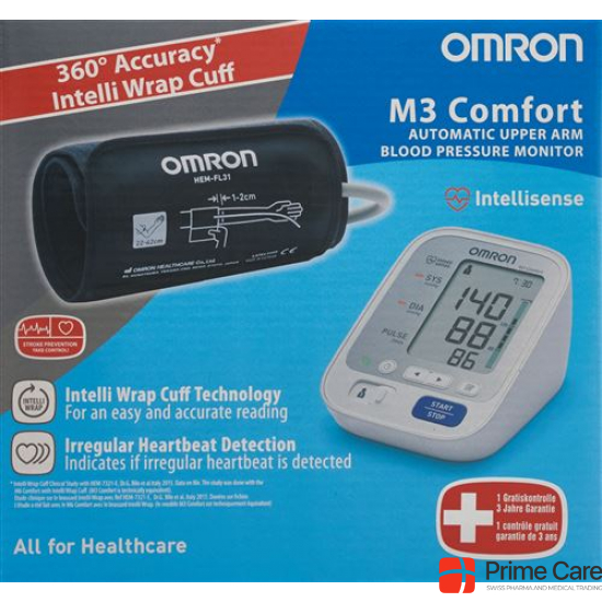 Omron Blutdruckmessgerät Oberarm M3 Comfort Neu buy online