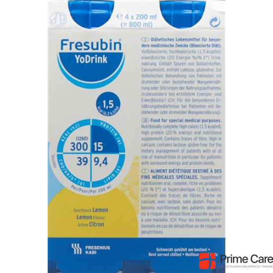 Fresubin Yodrink Lemon 4x 200ml buy online