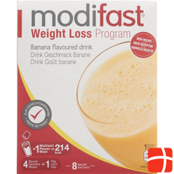 Modifast Weight Loss Program Drink Banane 8x 55g