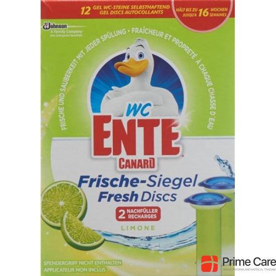 Toilet Duck freshness seal replenisher Limone 2 x 36 ml