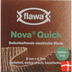 Flawa Nova Quick cohesive rice binding 6cmx4.5m tan