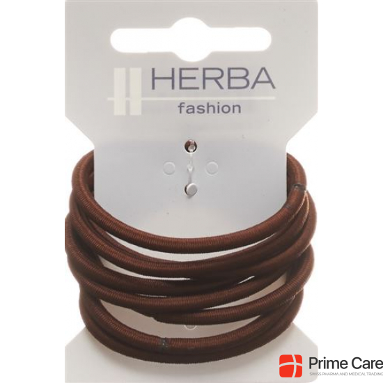 Herba hair tie 5cm brown 5 pcs