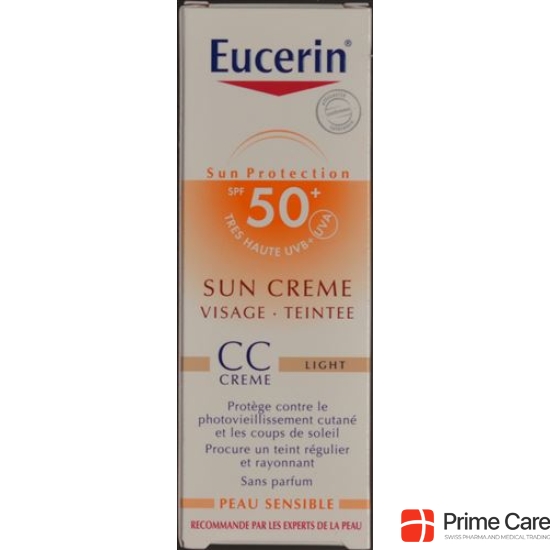 Sun Eucerin cream tinted light SPF 50+ 50 ml