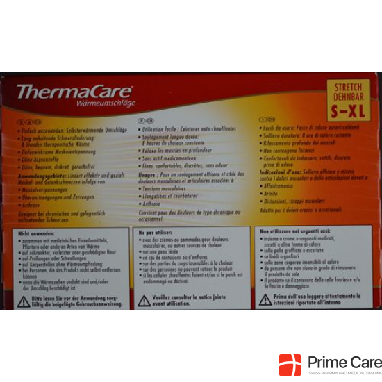 ThermaCare Back cover 6 pieces buy online