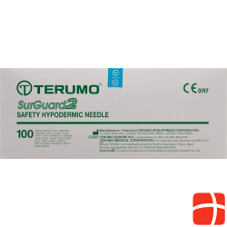 Terumo SurGuard2 Sicherheits-Einmalkanülen 25g 0.5x16mm Orange 100 Stück