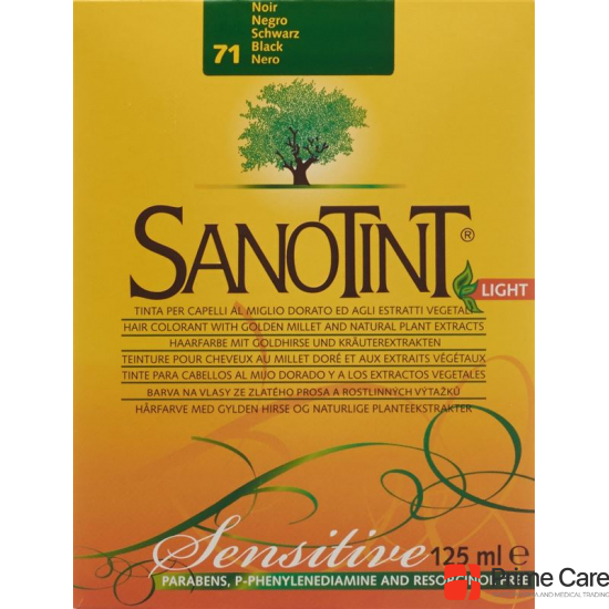 Sanotint Sensitive Light Hair Color 71 black buy online