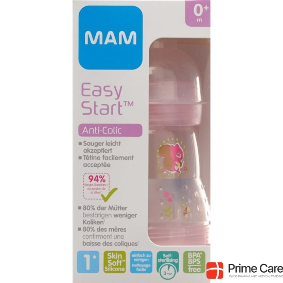 MAM Anti-Colic Schoppenflasche 160ml Girl buy online