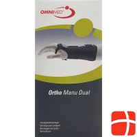 Omnimed Ortho Manu Dual Handgelenkbandage 22cm Grösse S Schwarz