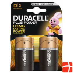 Duracell Plus Power Batterie MN1300 D 1.5V 2 Stück