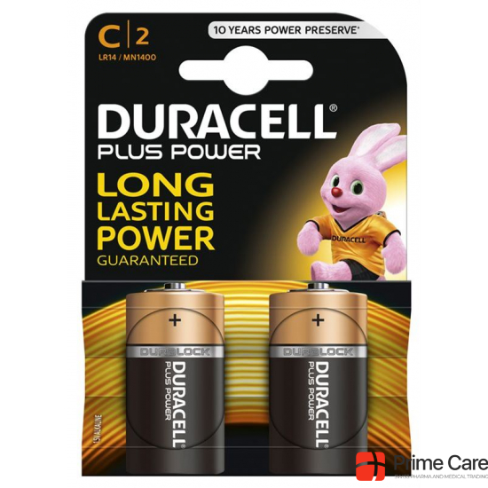 Duracell Plus Power Batterie MN1400 C 1.5V 2 Stück buy online