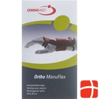 Omnimed Ortho ManuFlex Handgelenkbandage 16cm Rechts Grösse L Schwarz