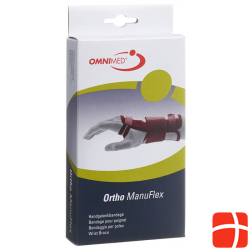 Omnimed Ortho ManuFlex Handgelenkbandage 16cm Links Grösse S Schwarz