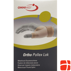 Omnimed Ortho Pollex Lok Mittelhand-Daumenschiene Rechts Grösse S Beige