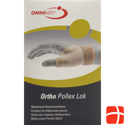 Omnimed Ortho Pollex Lok Mittelhand-Daumenschiene Links Grösse S Beige