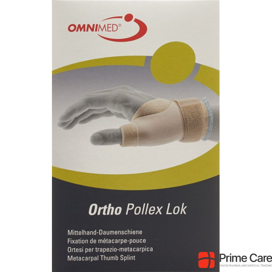 Omnimed Ortho Pollex Lok Mittelhand-Daumenschiene Links Grösse S Beige buy online