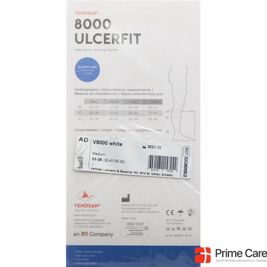 Venosan 8000 Ulcerfit A-d S 10mm Hg 1 pair buy online