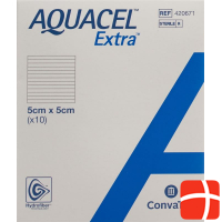 Aquacel Extra Hydrofiber Verb 5x5cm (n) 10 Stück