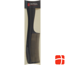 Herba handle comb plastic black