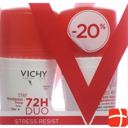 Vichy DeoDuo Stress Resist Anti-Transpirant 72H Roll-On 2x 50ml