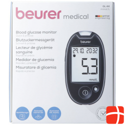 Beurer Blutzuckermessgerät Easy To Use Gl44 Mmol/