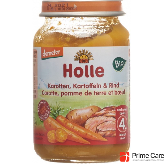 Holle Carrots, Potatoes & Beef from the 4th month Organic 190g buy online
