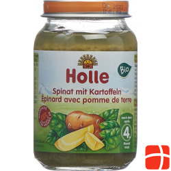 Holle Spinach with Potatoes from the 4th Month Organic 190g