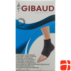 Gibaud Sprunggelenkbandage Anat S 18-21cm schwarz