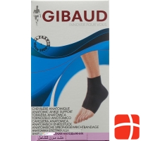 Gibaud Sprunggelenkbandage Anat M 21.5-24.5cm schwarz