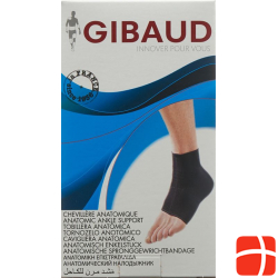 Gibaud Sprunggelenkbandage Anat M 21.5-24.5cm schwarz