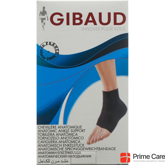 Gibaud Sprunggelenkbandage Anat M 21.5-24.5cm schwarz buy online