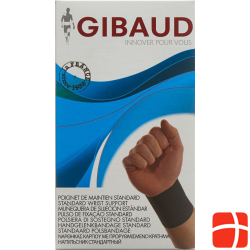 Gibaud Handgelenkmansch Verstellbar S 13-15cm Schwarz