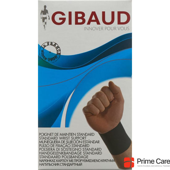 Gibaud Handgelenkmansch Verstellbar XL 19-21cm Schwarz buy online