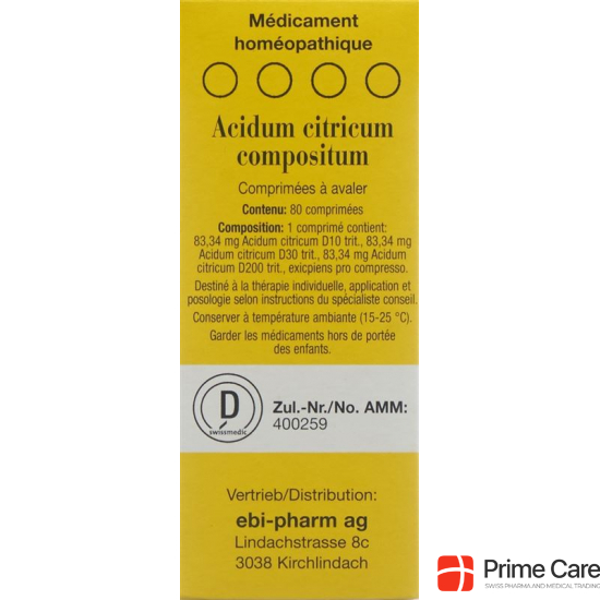 Acidum Citricum Compositum Tabletten 80 Stück buy online