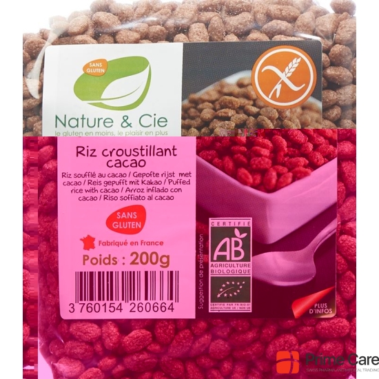 Nature&cie Reis Crispies Choco Glutenfrei 200g buy online