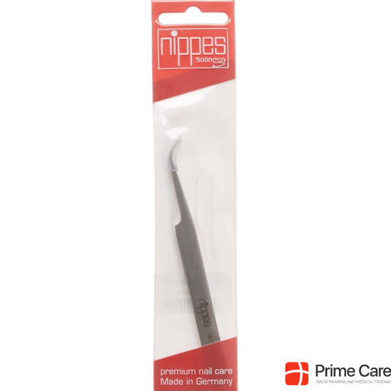 Nippes tick tweezers 12cm angled stainless steel buy online