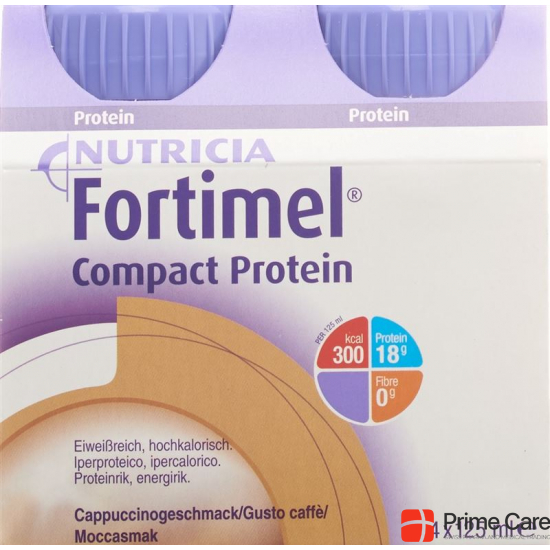 Fortimel Compact Protein Cappuccino 4x 125ml buy online