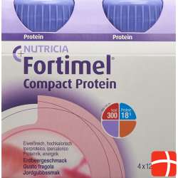 Fortimel Compact Protein Erdbeer 4x 125ml