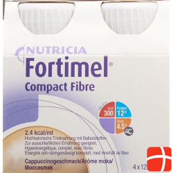 Fortimel Compact Fibre Cappuccino 4x 125ml