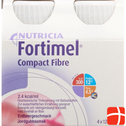 Fortimel Compact Fibre Erdbeer 4x 125ml