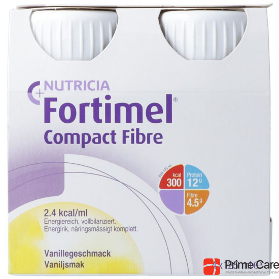 Fortimel Compact Fibre Vanille 4x 125ml buy online