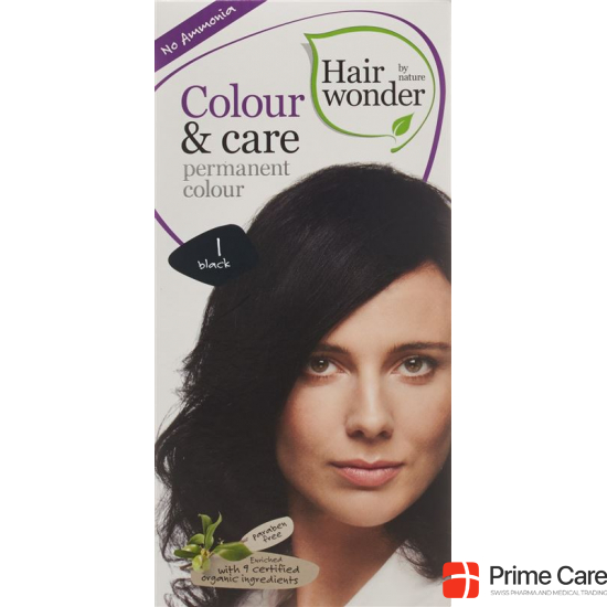Henna Hair Wonder Color & Care 1 Black buy online