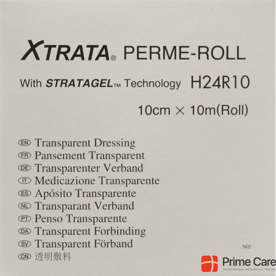 Xtrata Transparent Foil Dressing 10cmx10m buy online