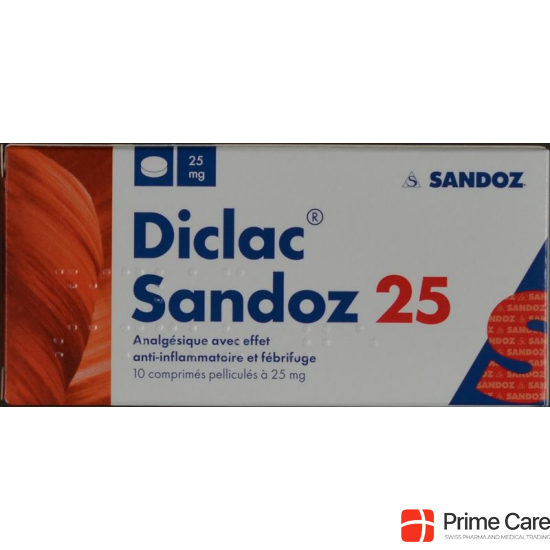 Diclac Sandoz Filmtabletten 25mg 10 Stück buy online