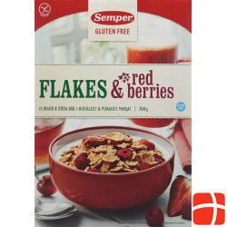 Semper Extra Flakes Rote Früchte Glutenfrei 300g