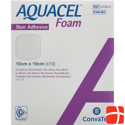 Aquacel Foam 10x10cm Non-Adhesive 10 Stück