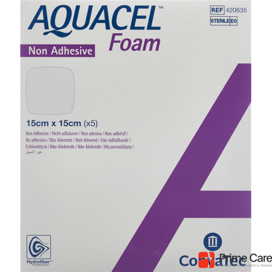 Aquacel Foam 15x15cm Non-Adhesive 5 Stück buy online