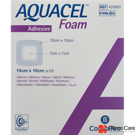Aquacel Foam 10x10cm Adhesive 10 Stück buy online