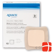 Aquacel Foam 17.5x17.5cm Adhesive 10 Stück